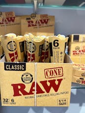 Raw Cones 1 1/4 6-Pack