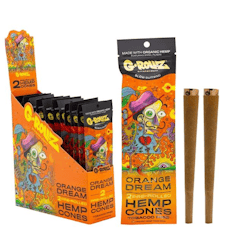 G-Rollz - 2x Orange Dream Flavored Pre-Rolled Hemp Cones - 2x Orange Dream Flavored Pre-Rolled Hemp Cones