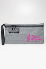 Flower Stampede Lockable Storage Bag, Smell, Odor & Water Resistant Pouch