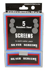 Pipe Screens - Smoke Arsenal - Pipe Screens - Silver 5pk