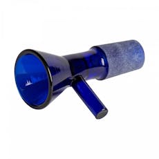 Red Eye Glass - Cone Pull-Out Bowl 14mm - Red Eye Glass Blue 14/20 Cone Pull-Out