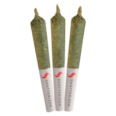 Shatterizer | Pink Gas Infused Pre-Roll - Shatterizer | Pink Gas Infused Pre-Roll | 3x0.5g