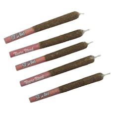 Tiger's Bleed! Liquid Diamond Infused Kief Coated Pre-Roll - Tigers Bleed Liquid Diamond Infused Kief Coated Pre-Roll 5x0.25g Resin