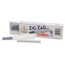 Zig-Zag White 1 1/4 Pre Rolled Cones