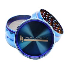 Infyniti Aluminum Grinder 4 Part w/ Storage - Blue Shine