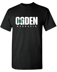 Ogden Cannabis T-Shirt - Medium - Black
