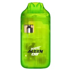 (V) Alien OG Disposable Vape 1G by BoxHot - ALIEN OG DISPOSABLE VAPE - 1G