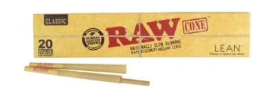 Raw Lean 20 Pack Cones