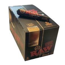 RAW Black 1 1/4 Classic Cones 6pk