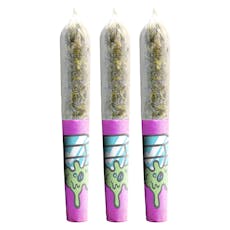 Rizzlers - Diamond Handz - Pearadise Dream Diamond Infused - Indica -3x0.45g - Distillates
