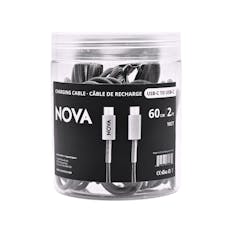 NOVA | 2ft USB-C to USB-C Charging Cable