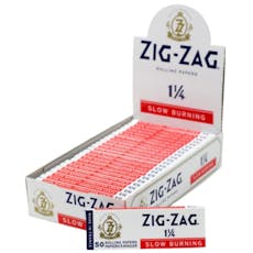 Zig Zag White 1 1/4 Slow Burning Rolling Papers - Zig Zag White 1 1/4 Slow Burning Rolling Papers