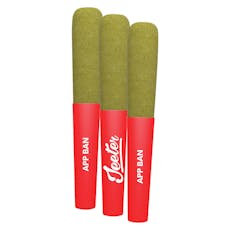 Apples and Bananas Infused Pre-Rolls by Baby Jeeter - Apples and Bananas Infused Pre-Rolls - 3x0.5g