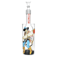 G32 | 11.5" High Times x Pulsar Gravity Glass Bong - Cowboy