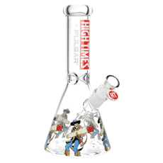 G28 | 10.5" High Times x Pulsar Glass Bong - Cowboy