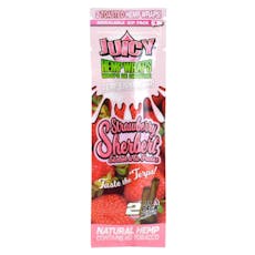 Juicy Jay - Hemp Wraps - Terpene Infused - Strawberry Sherbet (2 pack)
