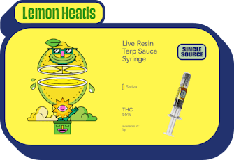 Lemon OG Live Resin Terp Sauce Syringe by Terra Labs - Lemon OG Live Resin Terp Sauce Syringe - 1g