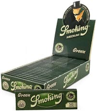 Smoking Medium Green Rolling Papers