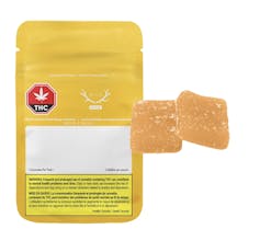 Real Fruit Sour Peach Mango 3:1 CBG:THC Wyld 2 Pack Soft Chews