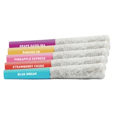 Claybourne - Flyers Frosted Infused Variety Pack Pre-Rolls - Flyers Frosted Infused Variety Pack Pre-Rolls 5x0.5g Resin