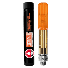 General Admission Tangerine Twist Liquid Diamond Prefilled Vape Cartridge - General Admission Tangerine Twist Liquid Diamond 0.95g Prefilled Vape Cartridge