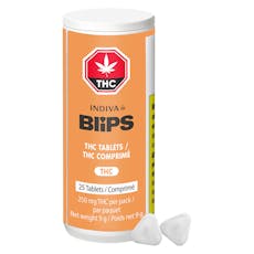 Indiva Blips - THC Tablets - THC Tablets 25 caps Capsules