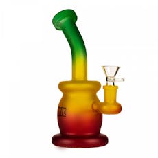 7.5" Frosted Bubbler - RASTA