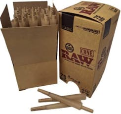 RAW Classic Backrolled Cones 1 1/4 (75 Pack)