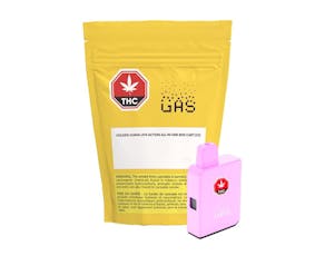 GAS Golden Guava Sativa Live Resin & Liquid Diamond Disposable Vape Pen 1g - Golden Guava Live Resin & Liquid Diamond 1g Disposable Vape Pen