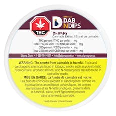 Dab Bods - Dab N Dips Cherry 10 caps Sublingual Strips - Dab N Dips Cherry 10 caps