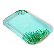 Choice Leaf Medium Rolling Tray - Mint Palm
