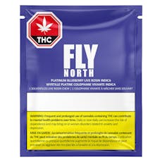 FLY NORTH - Platinum Blueberry Indica Gummy - Platinum Blueberry Indica 1 Pack