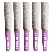 BACK FORTY Frosted Icicles Infused Pre-rolls - Iced Grape - 5x0.5G