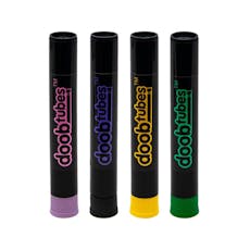 Doob Tubes Black With Color - Large