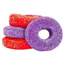 Sour Grape & Strawberry THC/CBC/CBD Chews by Olli O's - Sour Grape & Strawberry THC/CBC/CBD Chews - 4x2.5mg