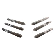 Clear Quartz Vs Black Obsidian Diamond Infused Pre-roll 6x0.25g Shatter A241