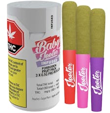 Baby Jeeter Forbidden Fruit Pack Pre-Roll 3x0.5g Resin Infused