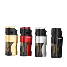 Maven Sabre Triple Jet Flame Torch Lighter - Assorted Colours