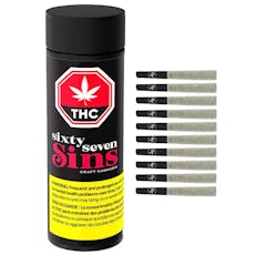 Canadian Chill High Alert Pre-roll 10x0.5g Pre-Rolls by Sixty Seven Sins