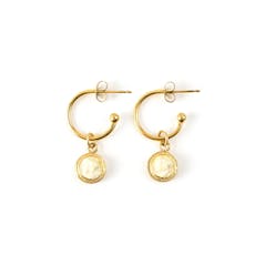 Dab Charm Earring Set - Gold
