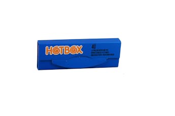 Hotbox Unbleached 1 1/4 Rolling Papers + Tips - Blue