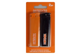 Hotbox Lighter 2 Pack - Black & Orange