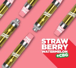 Spinach Strawberry Watermelon 10:1 THC:CBG Prefilled Vape Cartridge - Spinach Strawberry Watermelon 10:1 THC|CBG 1.2g Vape