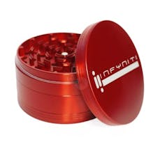Infyniti Grinders - 56mm 2 Part - Red - 56mm 2 Part - Red