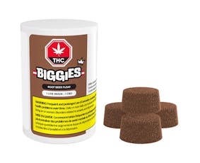 BIGGIES by EVEN - Root Beer Float 1:1 Live Resin Gummies (4 Pieces)