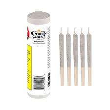 BROKEN COAST Milk & Cookies Pre-rolls - 5x0.5G