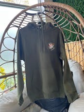 Rustic Cannabis - Military Green Hoodie