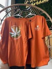 Rustic Cannabis - T-Shirt - Orange