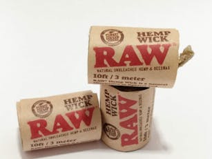 Raw - Hemp Wick - 10ft
