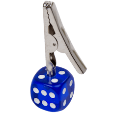 Dice Crocodile Roach Clip - Dice Crocodile Roach Clip